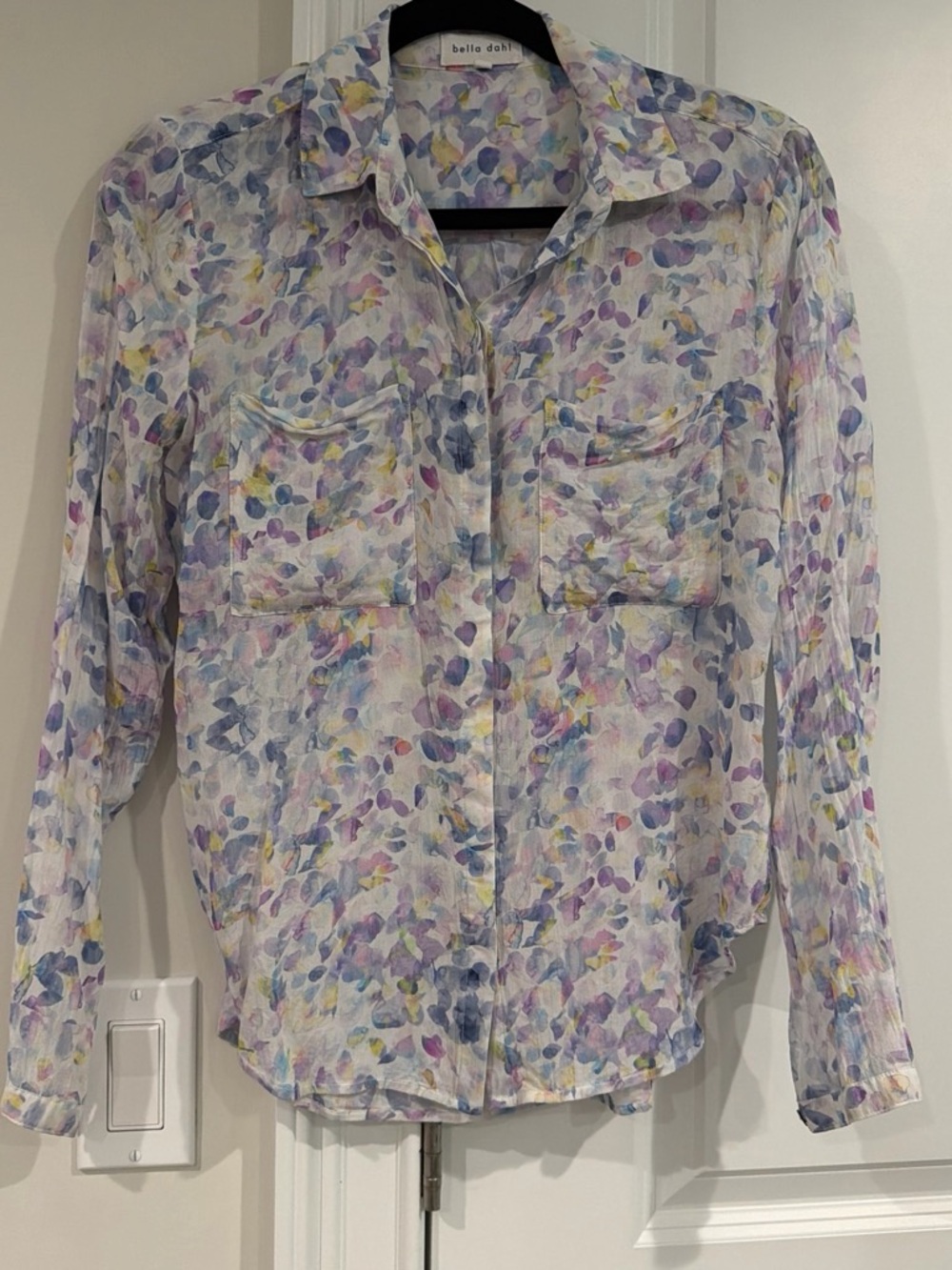 bella dahl Women's Pastel Floral Button-Up Blouse - Multicolor